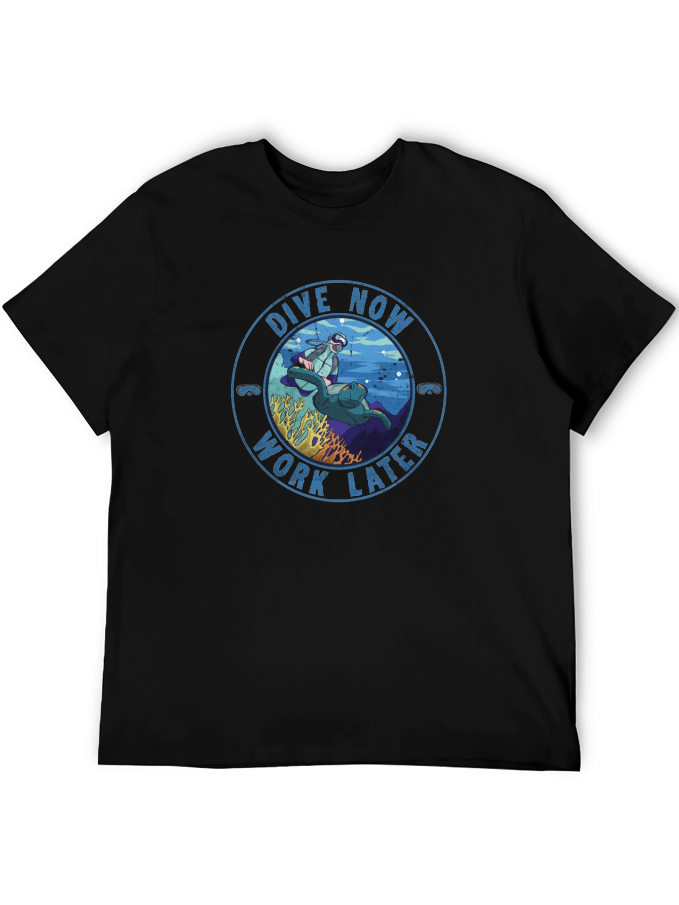 Dive Now Work Later Graphic Tee