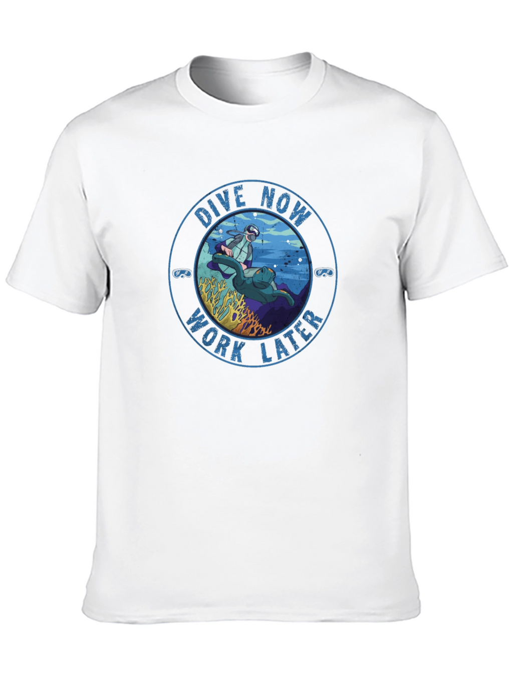 Dive Now Work Later Graphic Tee