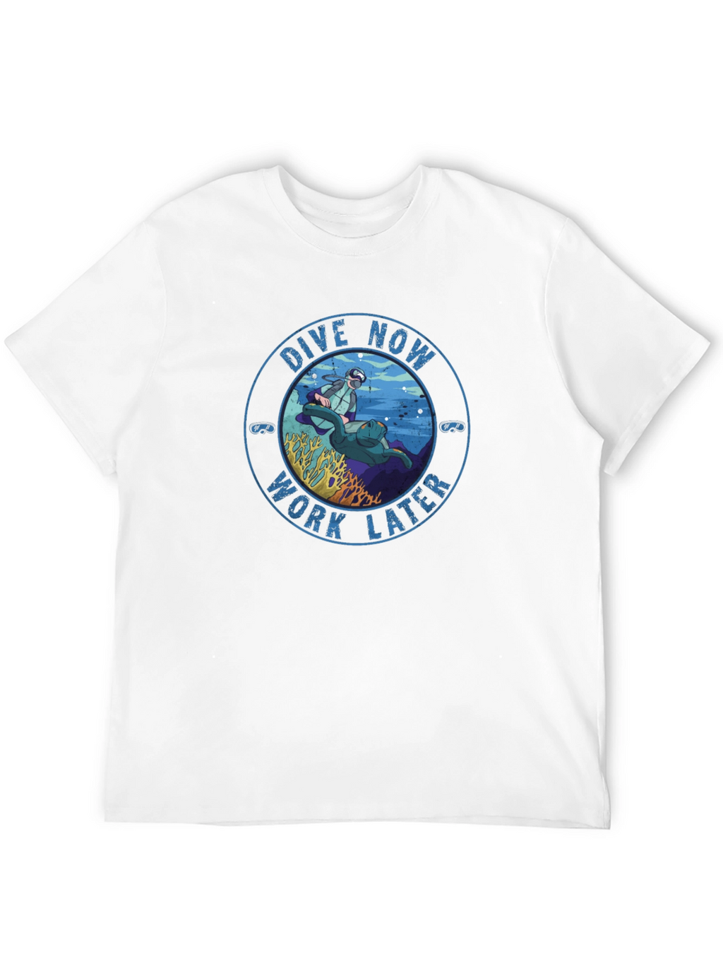 Dive Now Work Later Graphic Tee