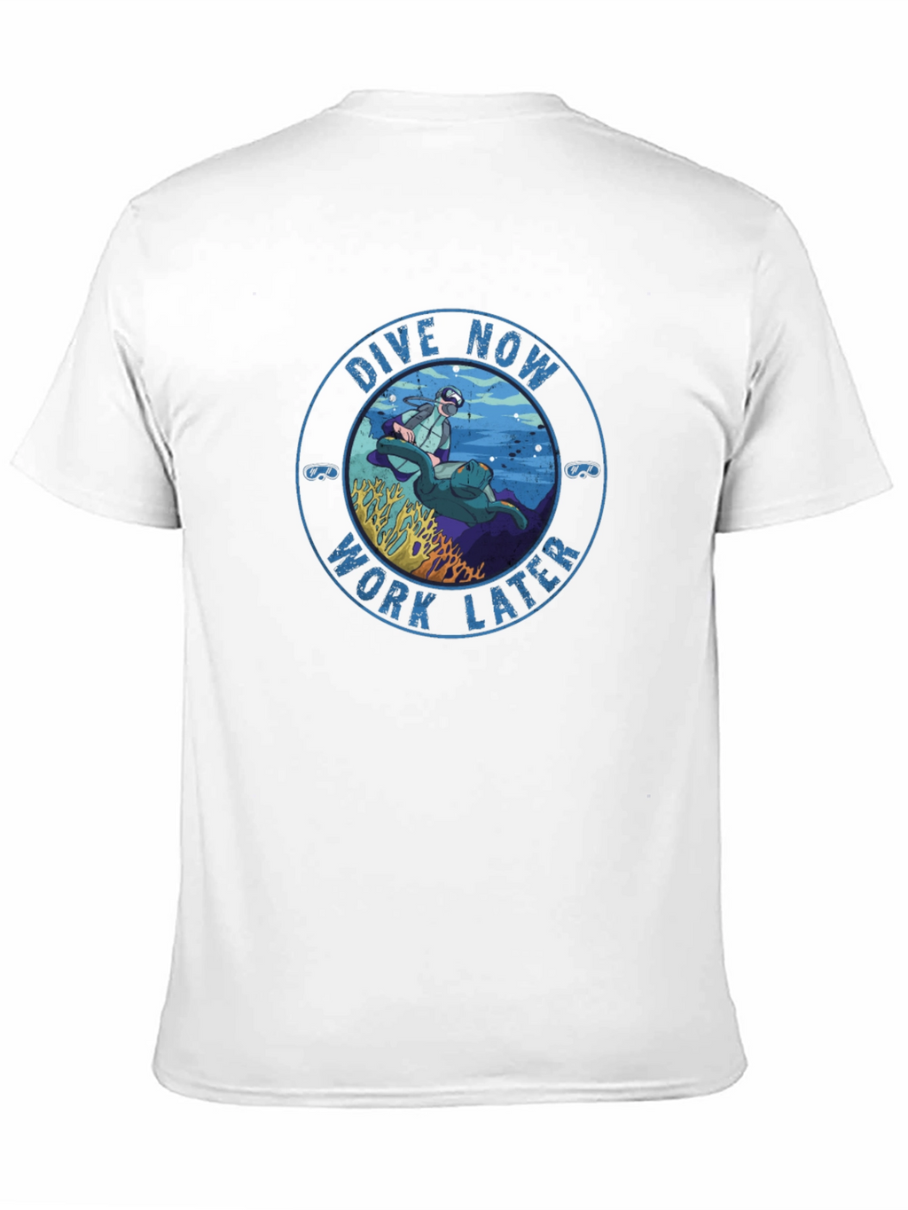 Dive Now Work Later Graphic Tee