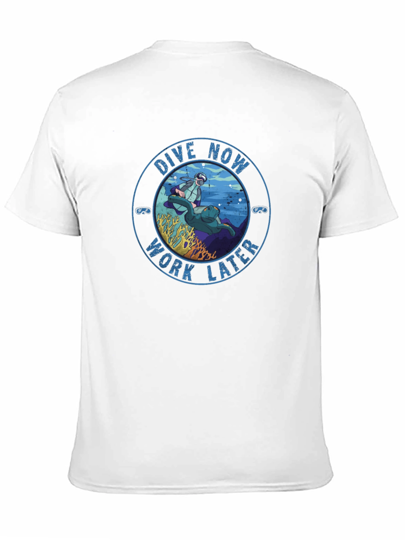 Dive Now Work Later Graphic Tee