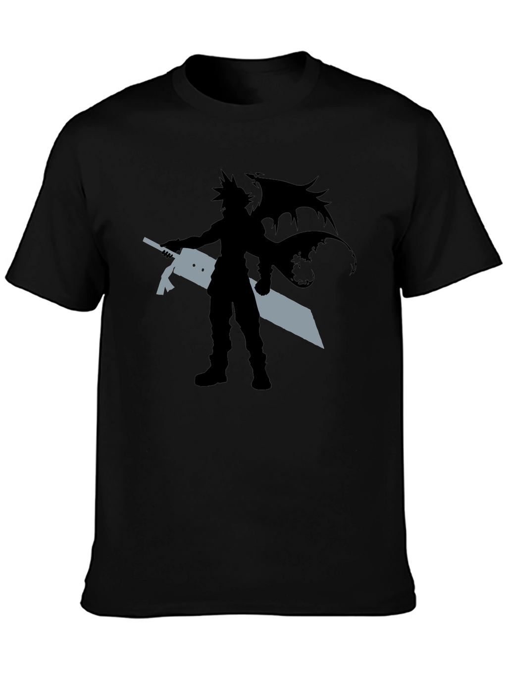 Fantasy Character Graphic Tee - Black