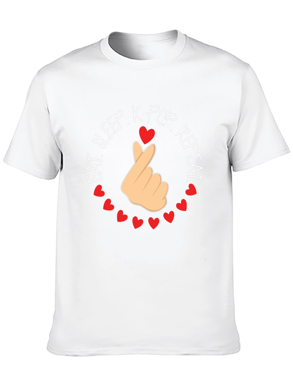 Eat Sleep K-Pop Repeat T-Shirt