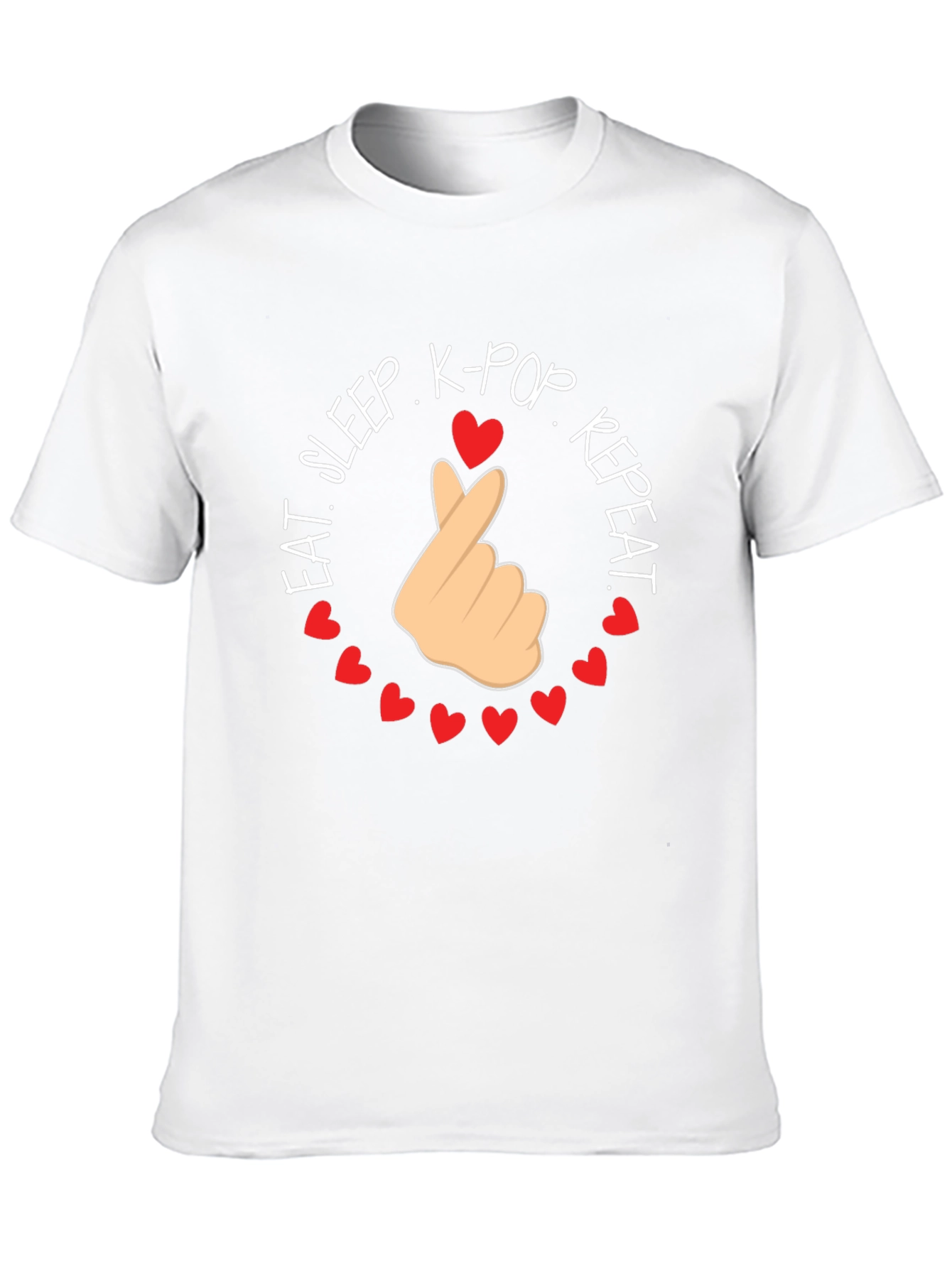 Eat Sleep K-Pop Repeat T-Shirt