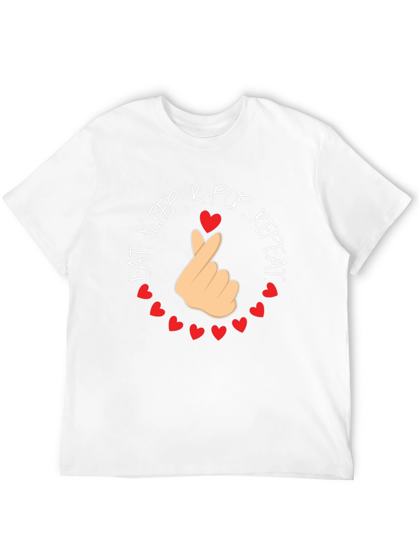 Eat Sleep K-Pop Repeat T-Shirt