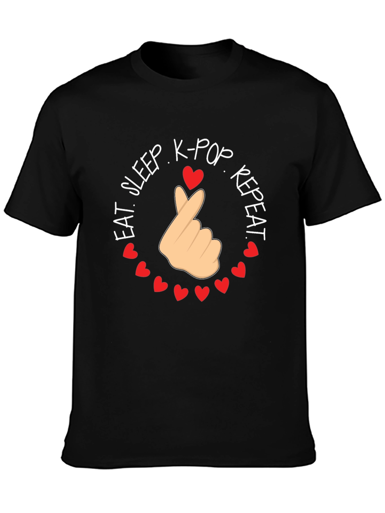 Eat Sleep K-Pop Repeat T-Shirt