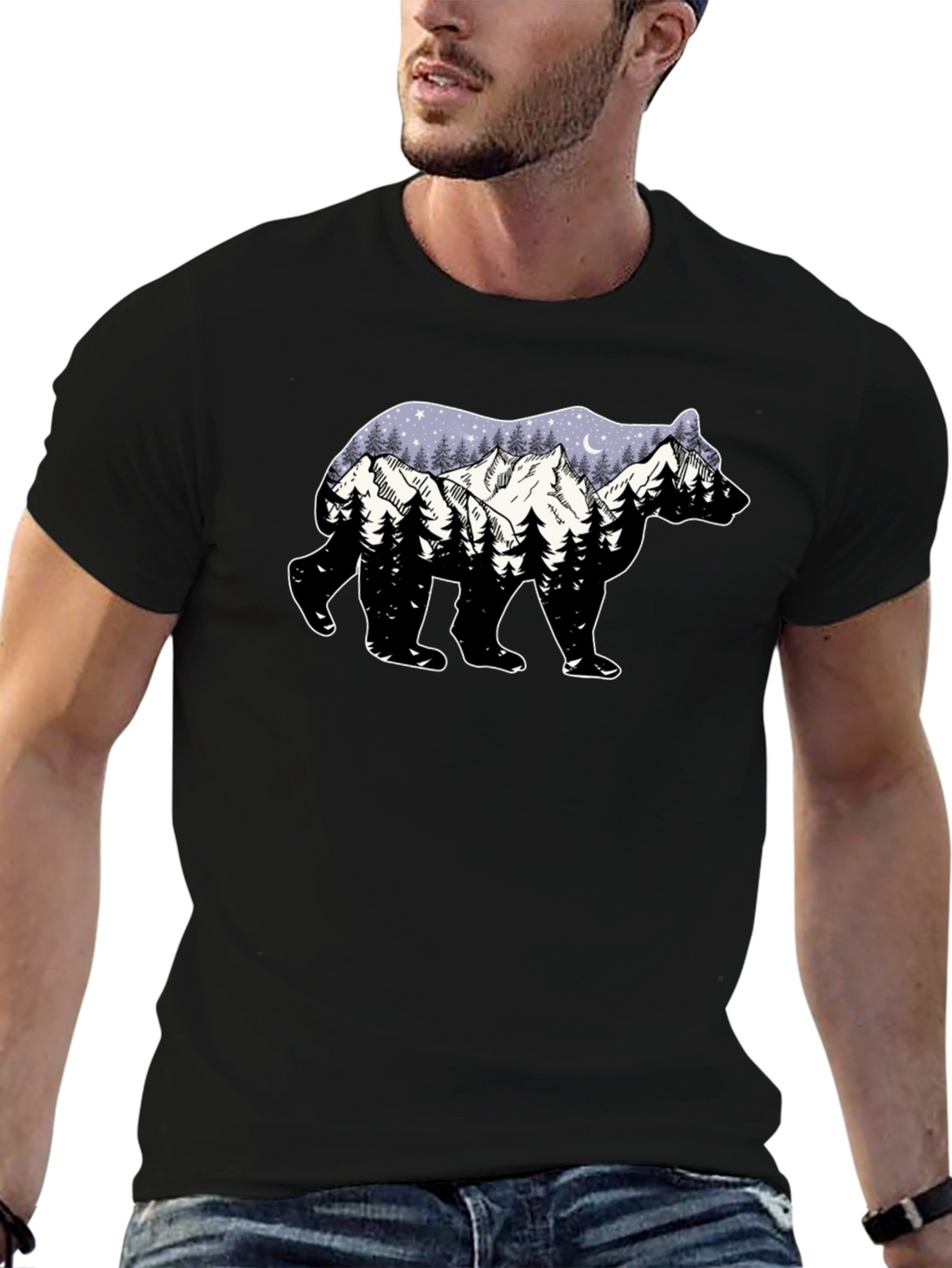 Bear Mountain Forest Graphic Tee