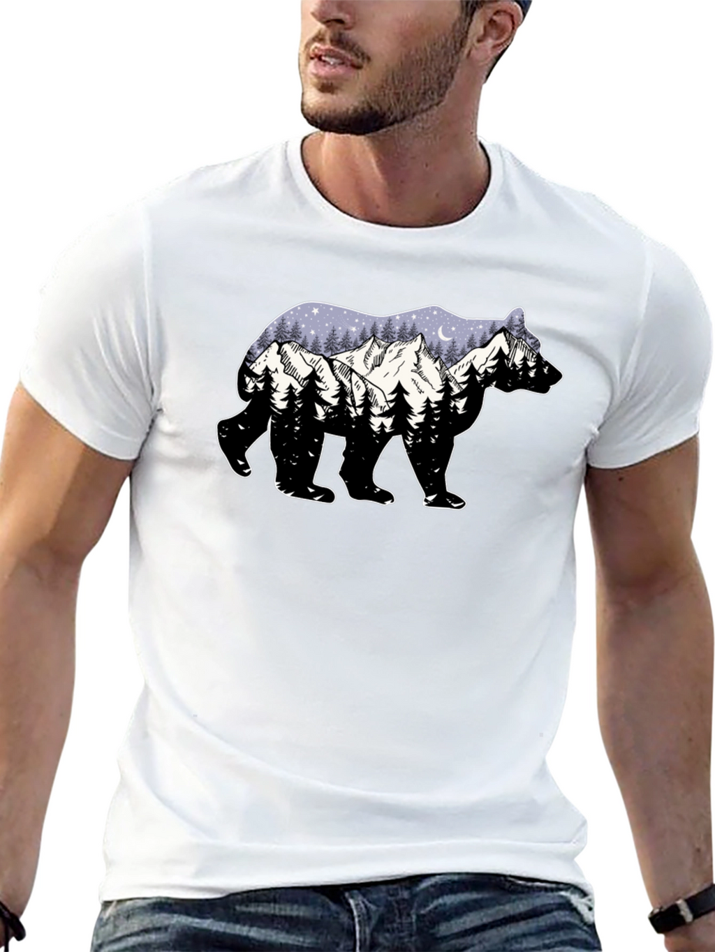 Bear Mountain Forest Graphic Tee