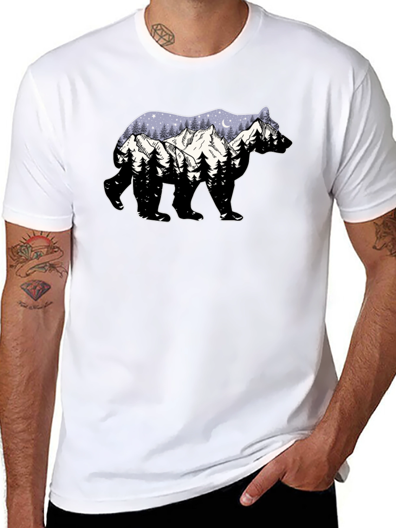 Bear Mountain Forest Graphic Tee