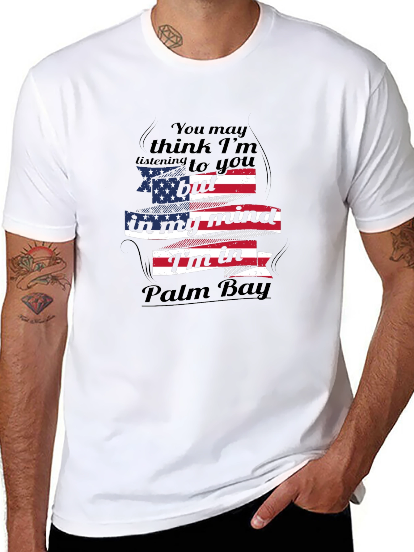Palm Bay Mind T-Shirt - Patriotic Design