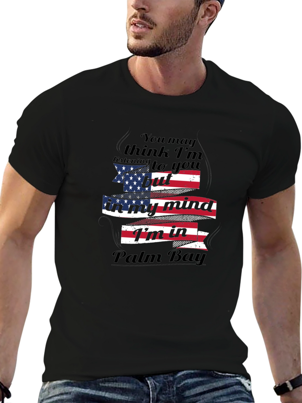 Palm Bay Mind T-Shirt - Patriotic Design