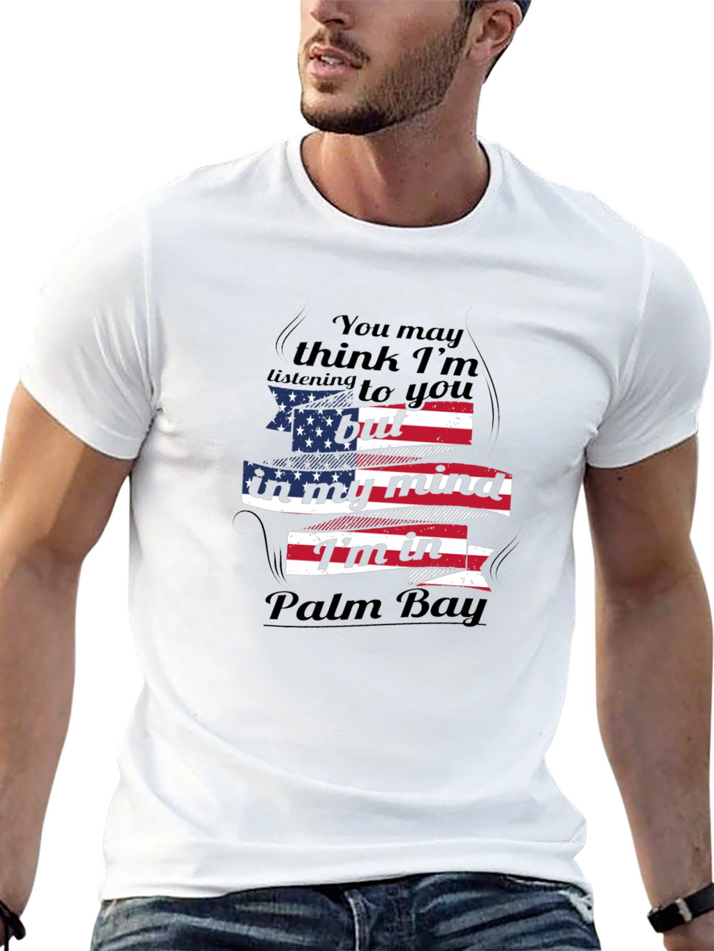 Palm Bay Mind T-Shirt - Patriotic Design