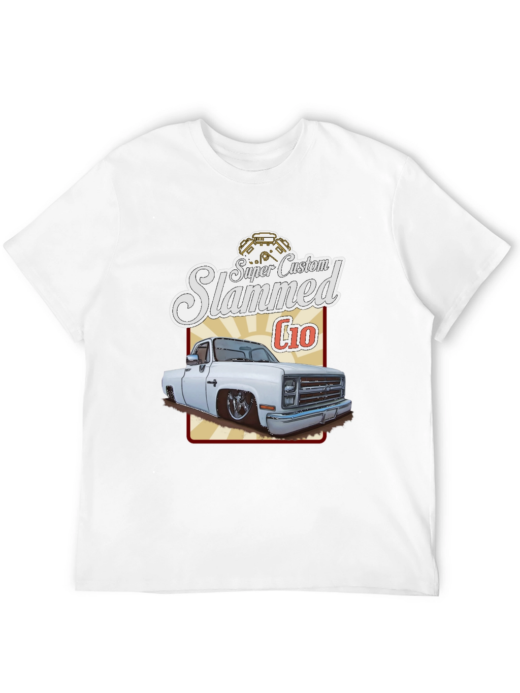 Super Custom Slammed C10 T-Shirt