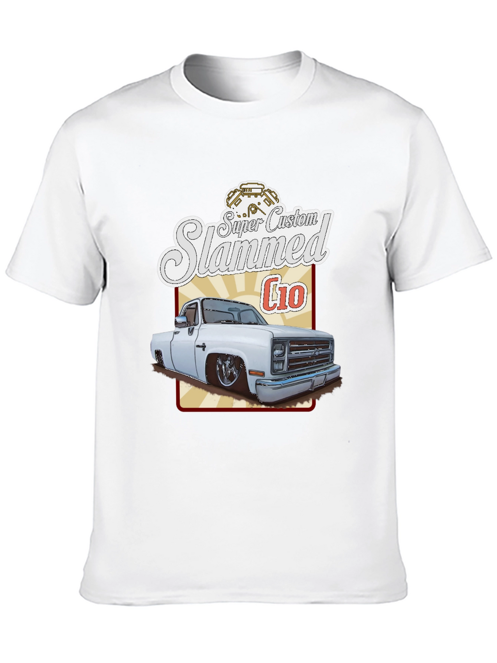Super Custom Slammed C10 T-Shirt