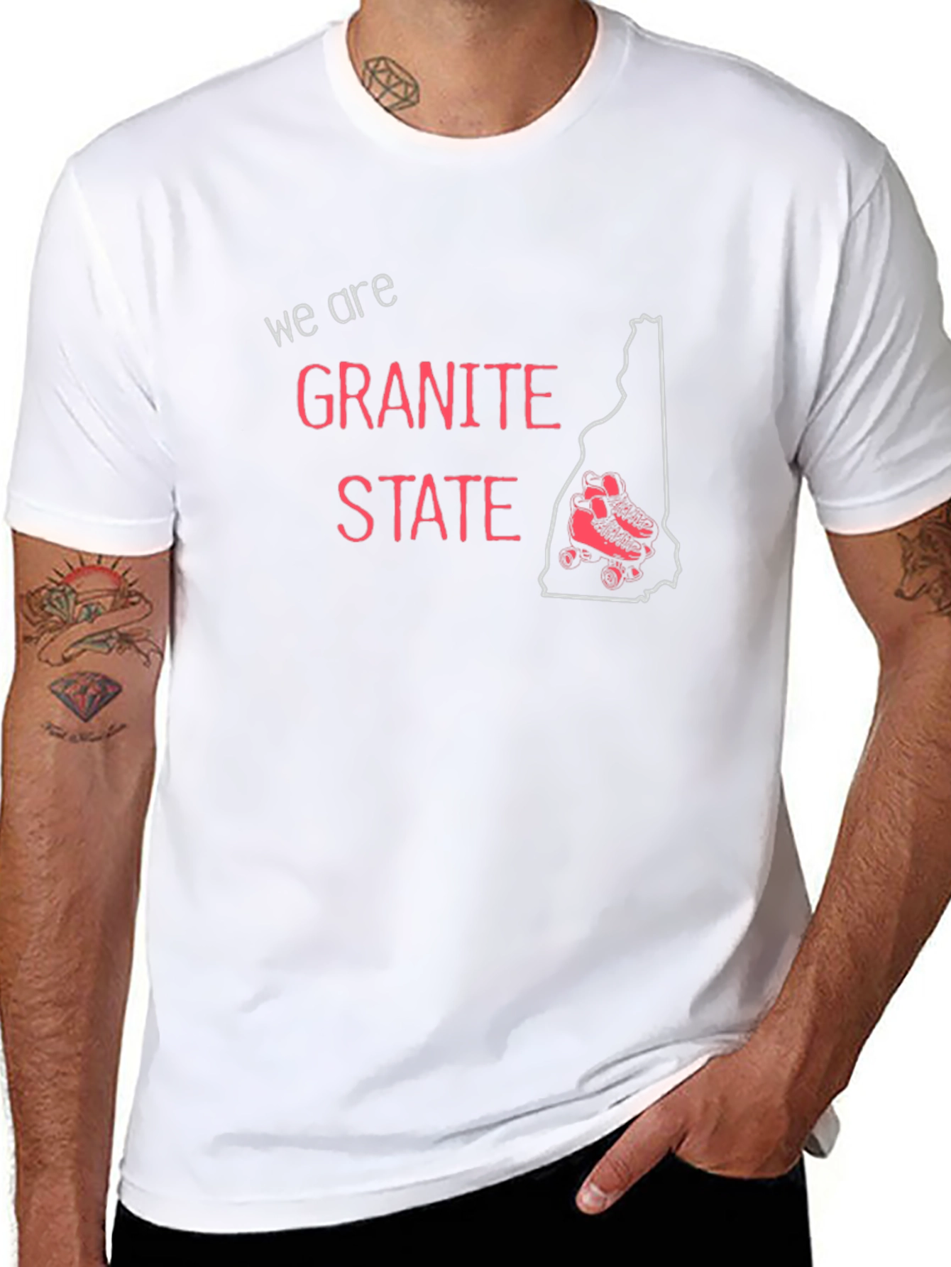 Granite State Roller Skate T-Shirt