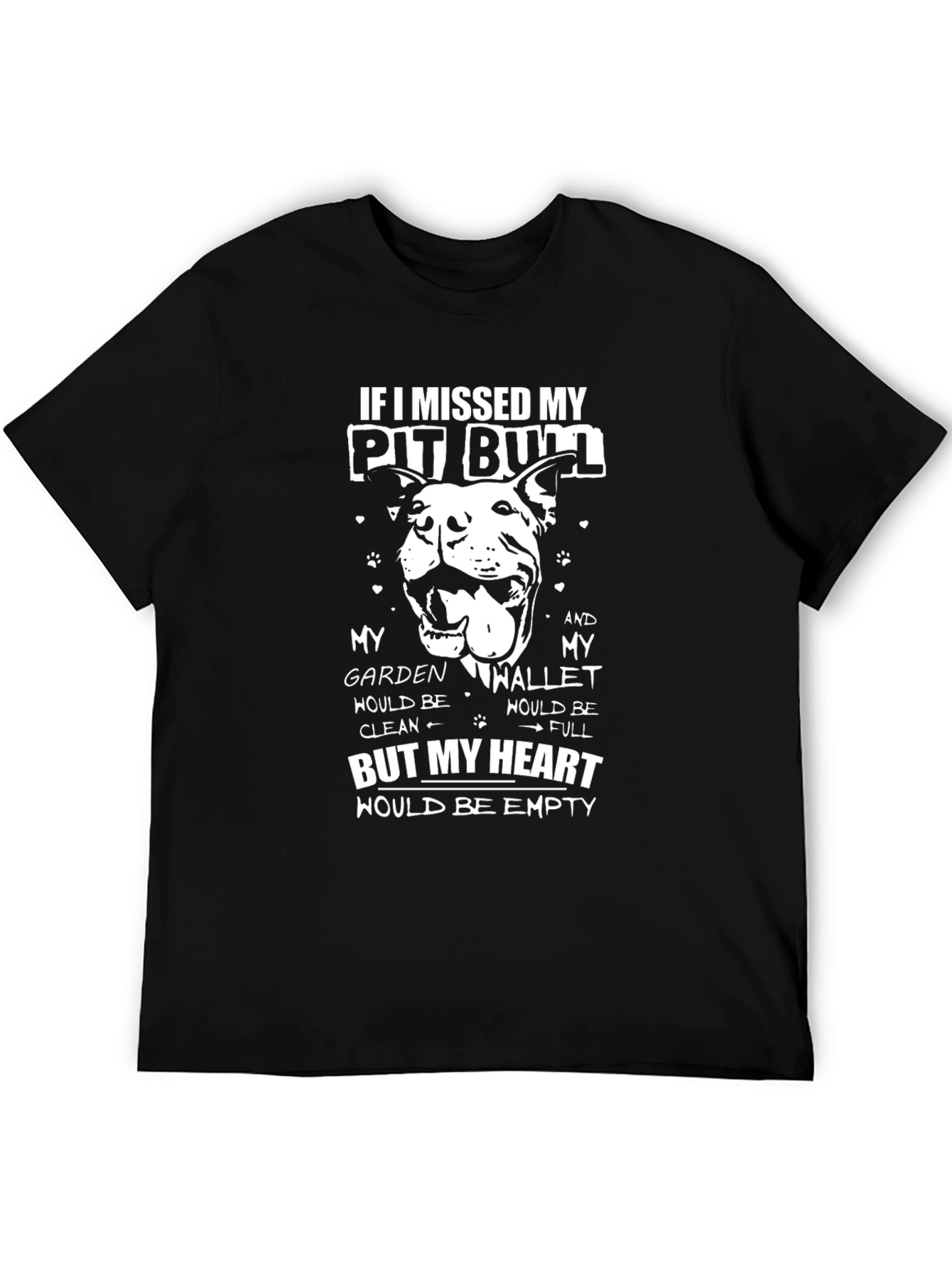 Pit Bull Love Quote T-Shirt – Emotional Dog Lover Graphic Tee