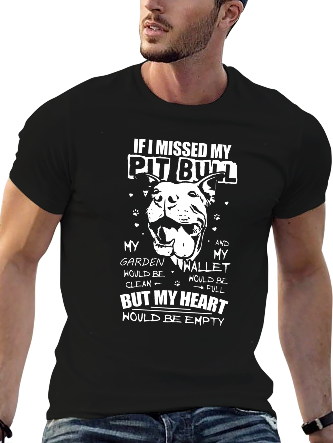 Pit Bull Love Quote T-Shirt – Emotional Dog Lover Graphic Tee