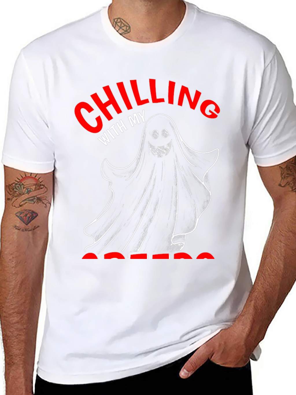 Chilling With My Boos Halloween T-Shirt