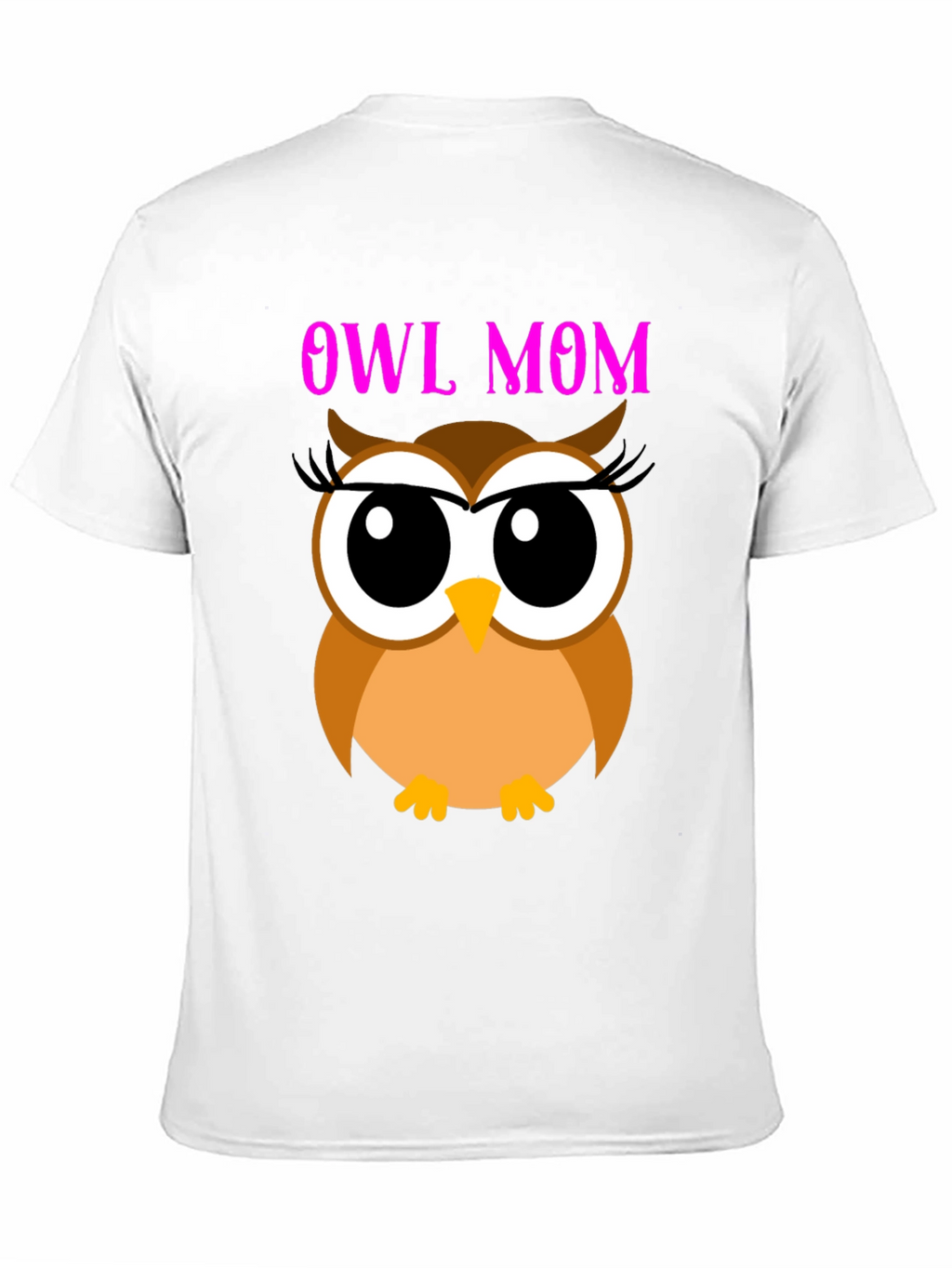 Owl Mom Graphic Tee - Black T-Shirt
