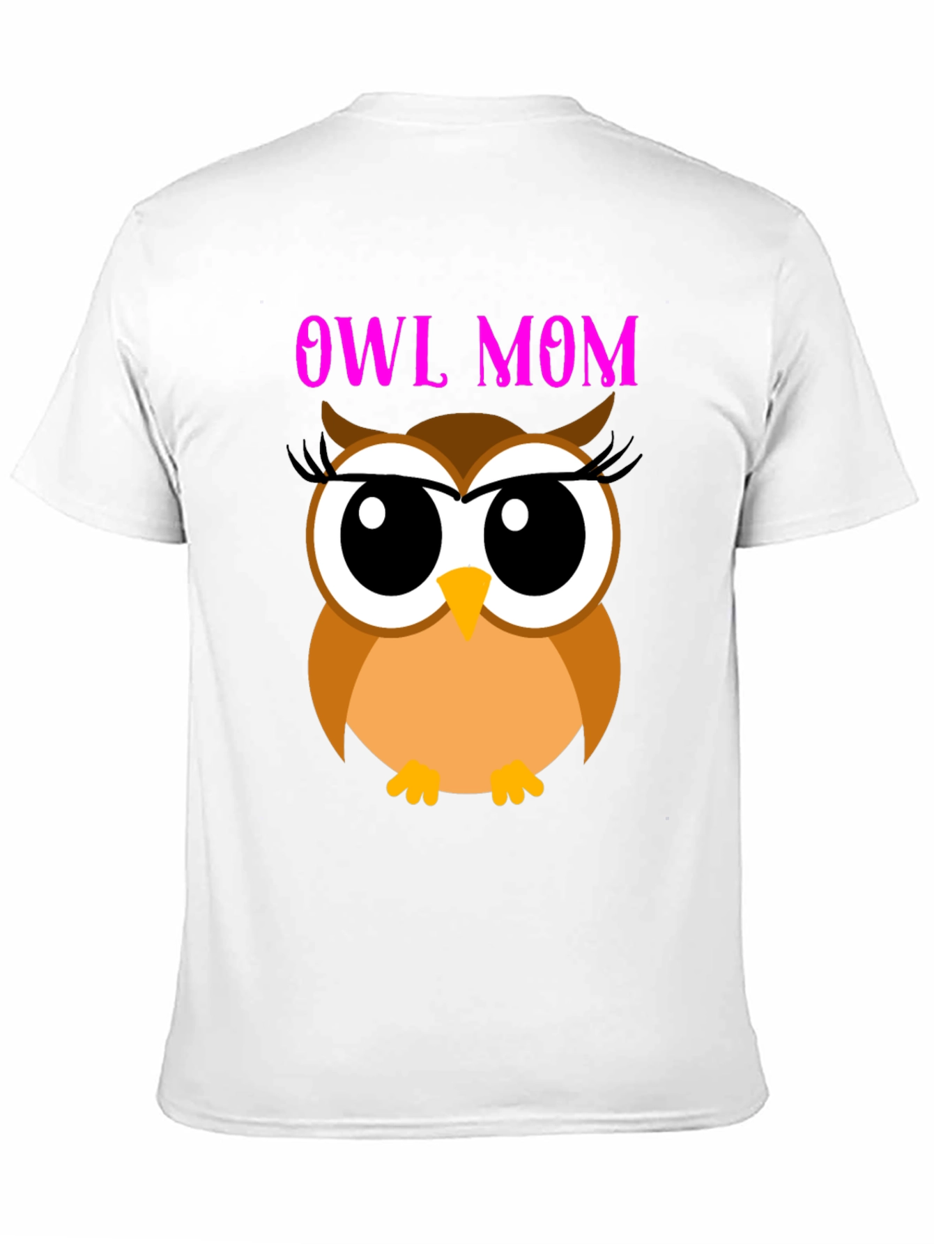 Owl Mom Graphic Tee - Black T-Shirt