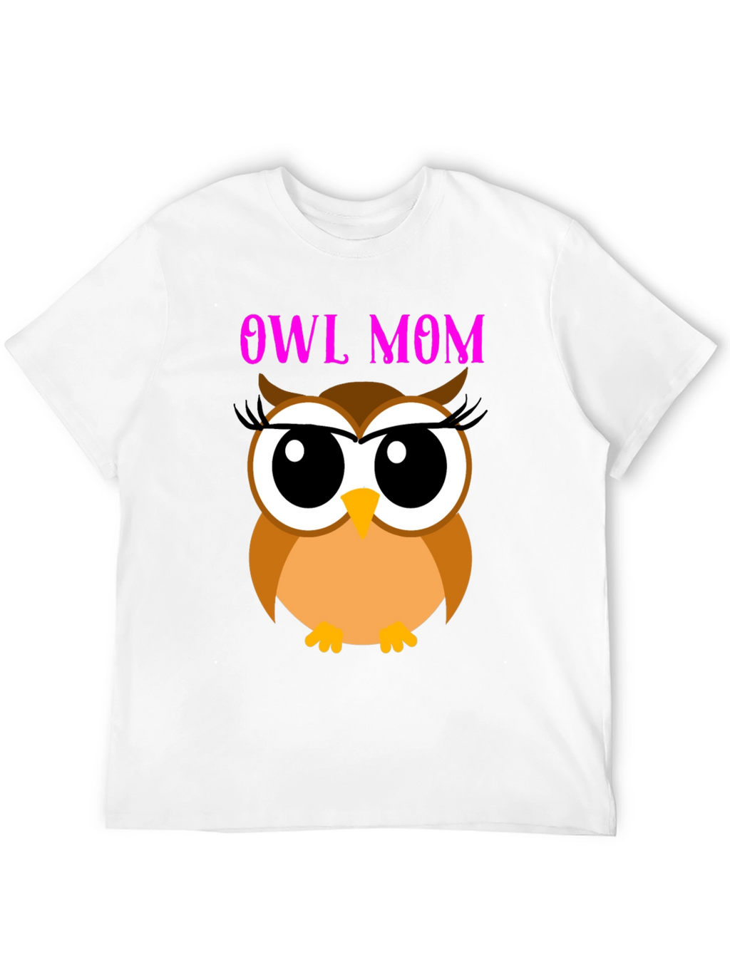 Owl Mom Graphic Tee - Black T-Shirt