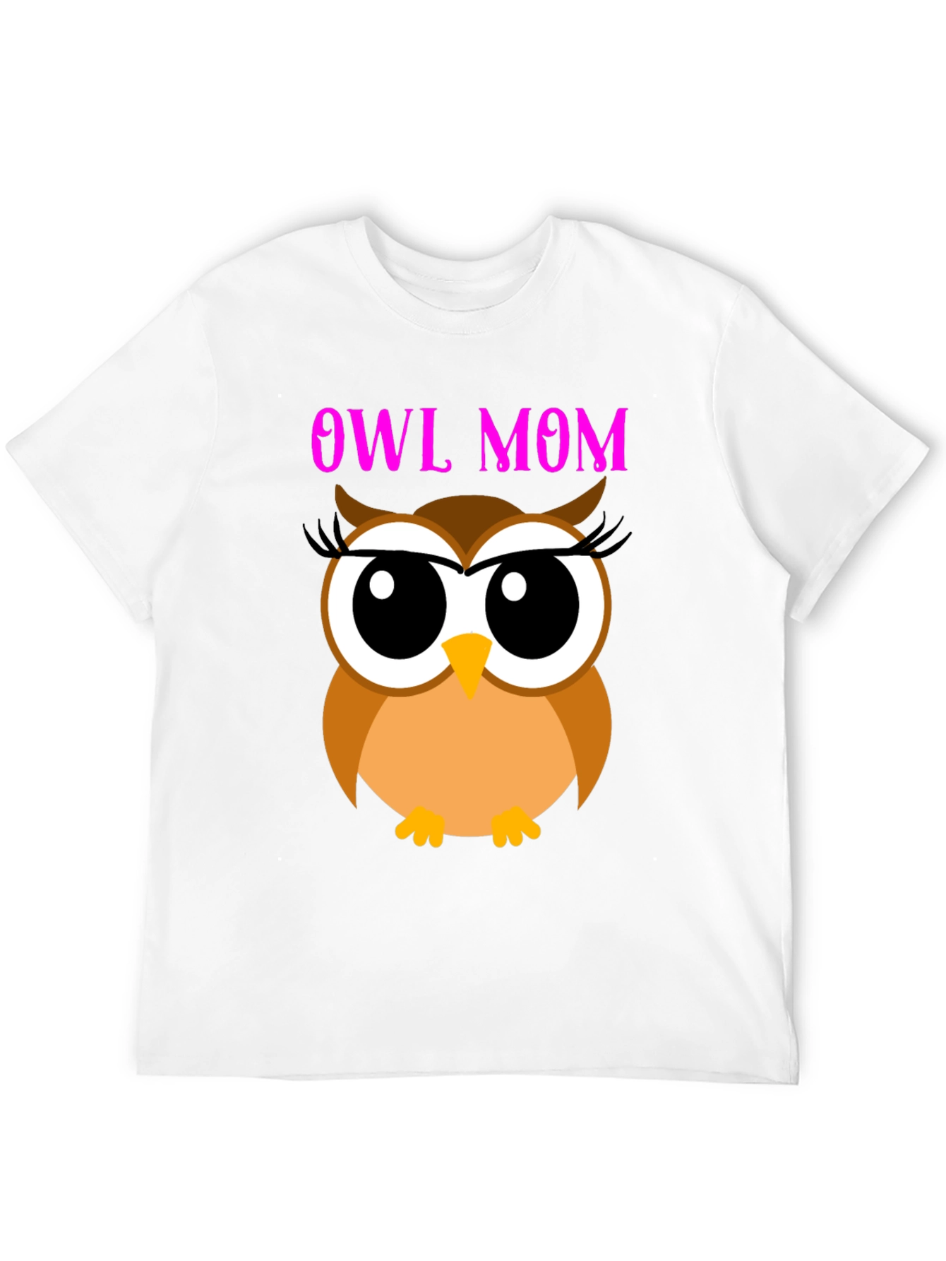 Owl Mom Graphic Tee - Black T-Shirt