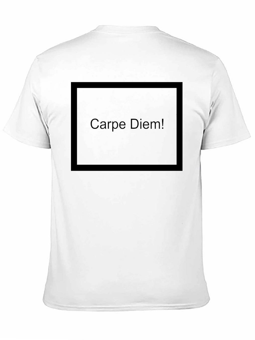 Carpe Diem Black Graphic T-Shirt