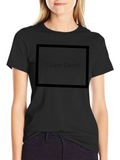 Carpe Diem Black Graphic T-Shirt