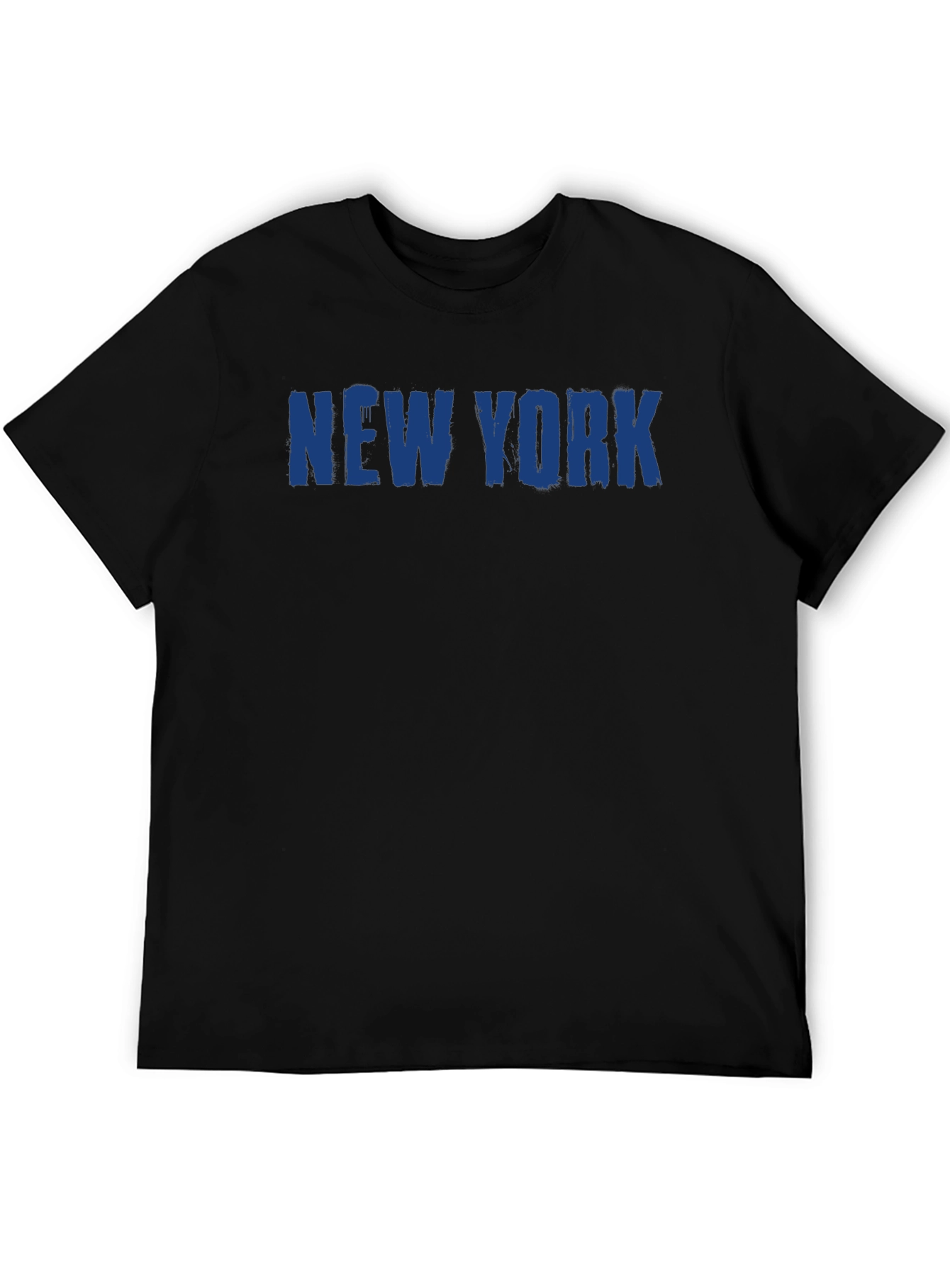New York Graphic Print Black T-Shirt