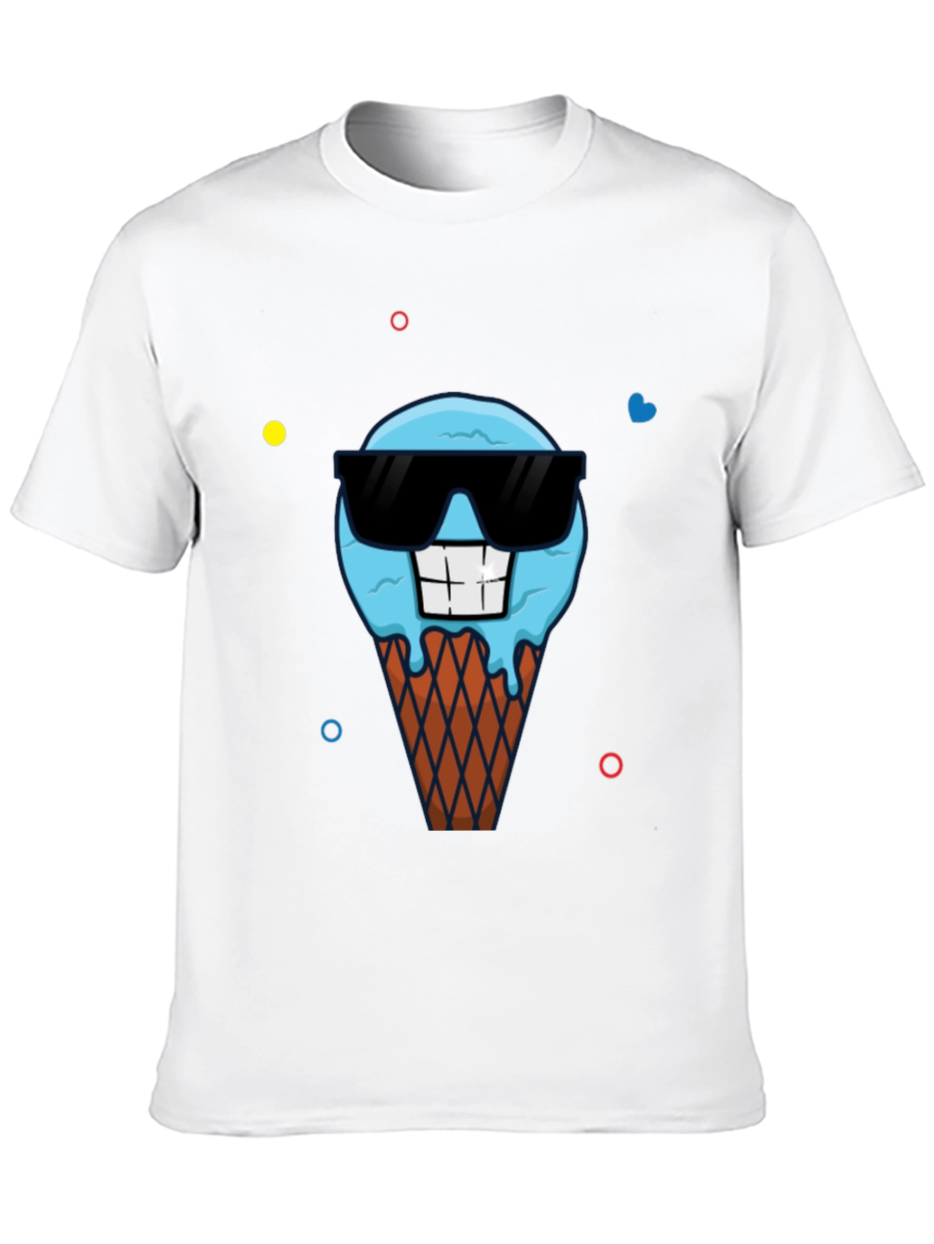 Cool Ice Cream Cone Graphic T-Shirt