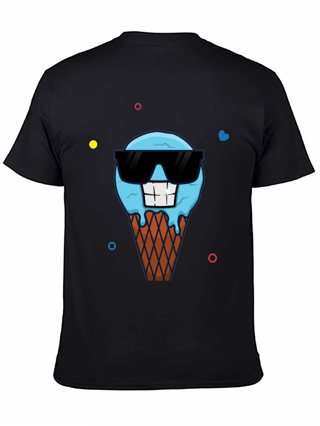 Cool Ice Cream Cone Graphic T-Shirt