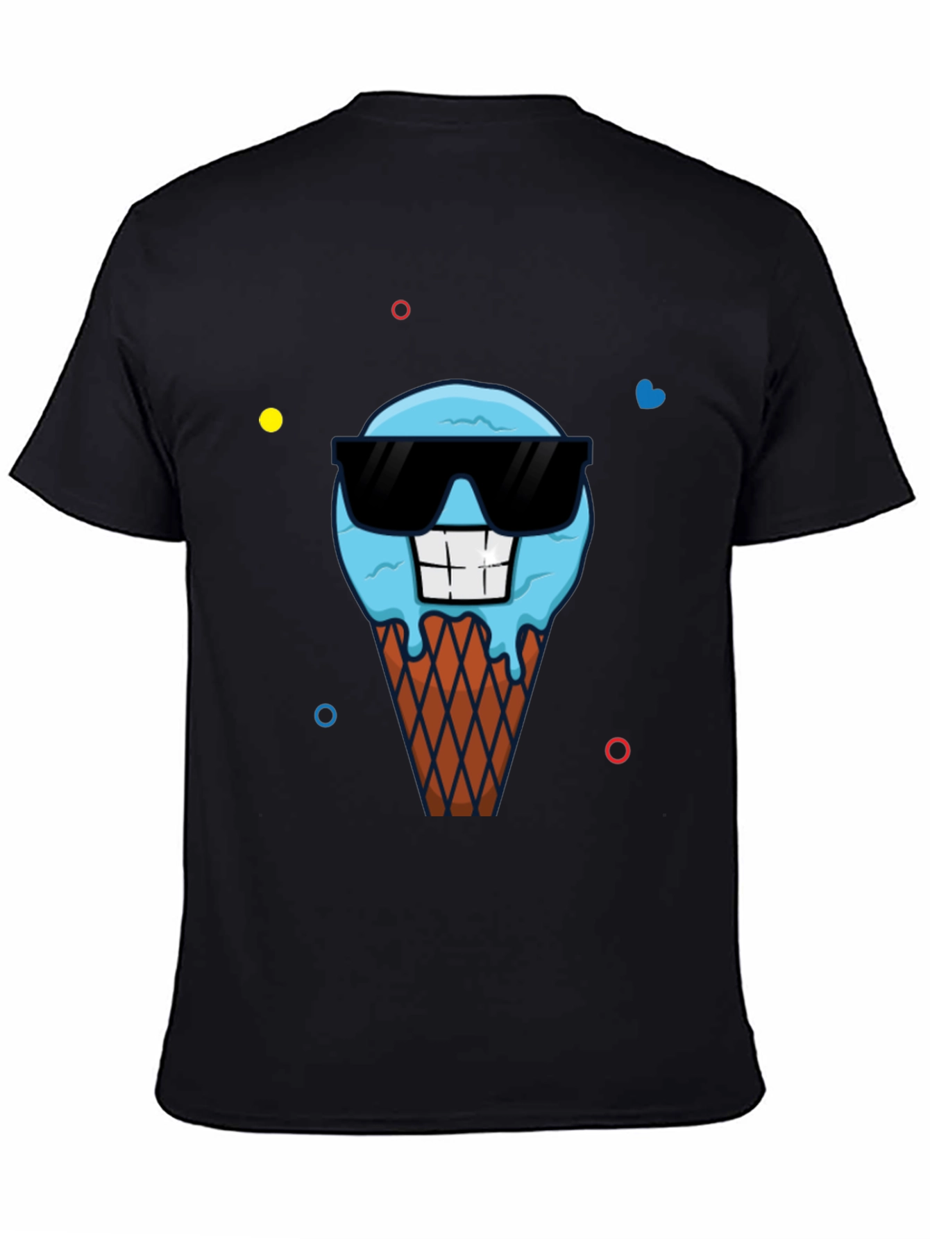 Cool Ice Cream Cone Graphic T-Shirt