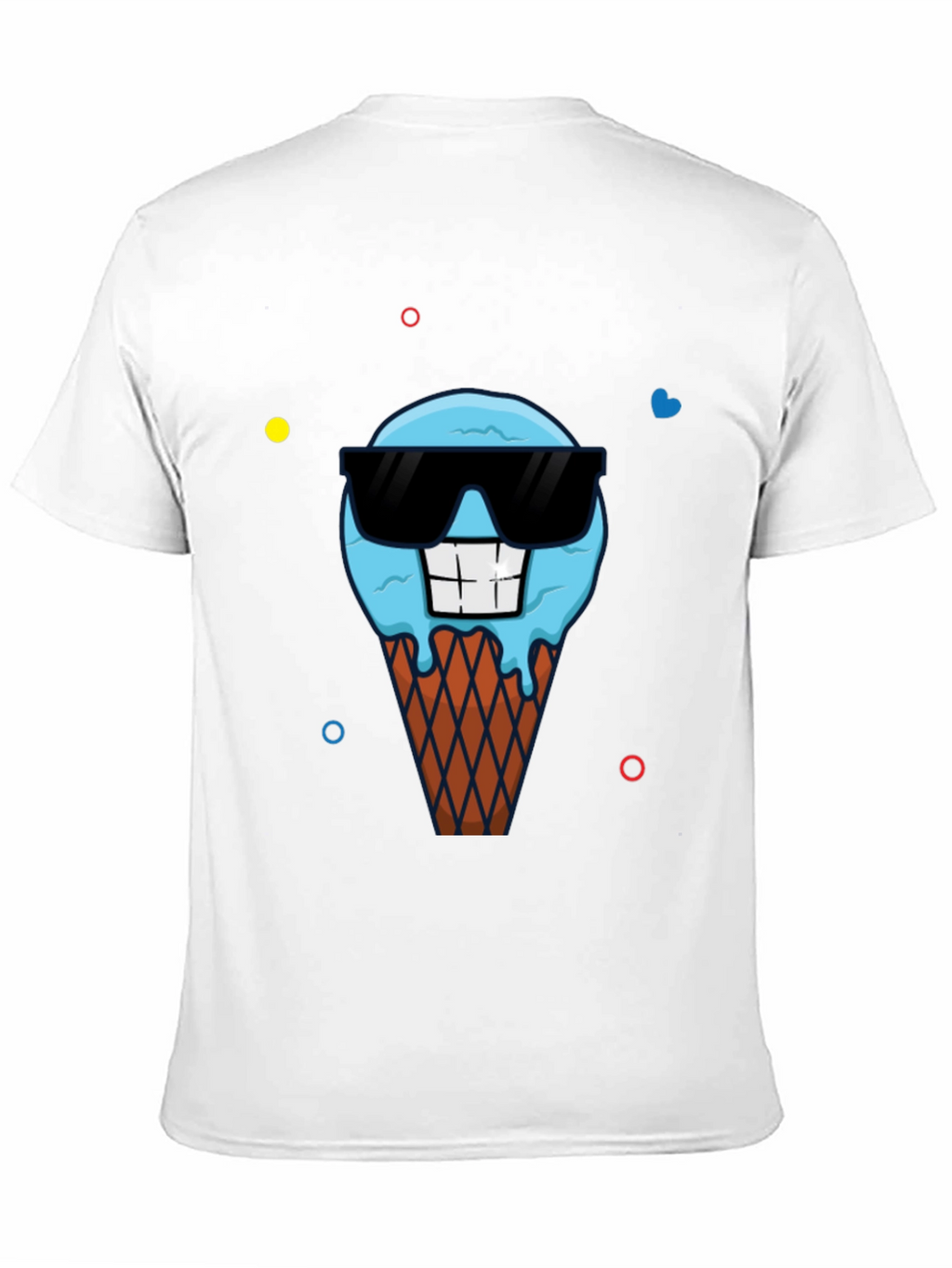 Cool Ice Cream Cone Graphic T-Shirt