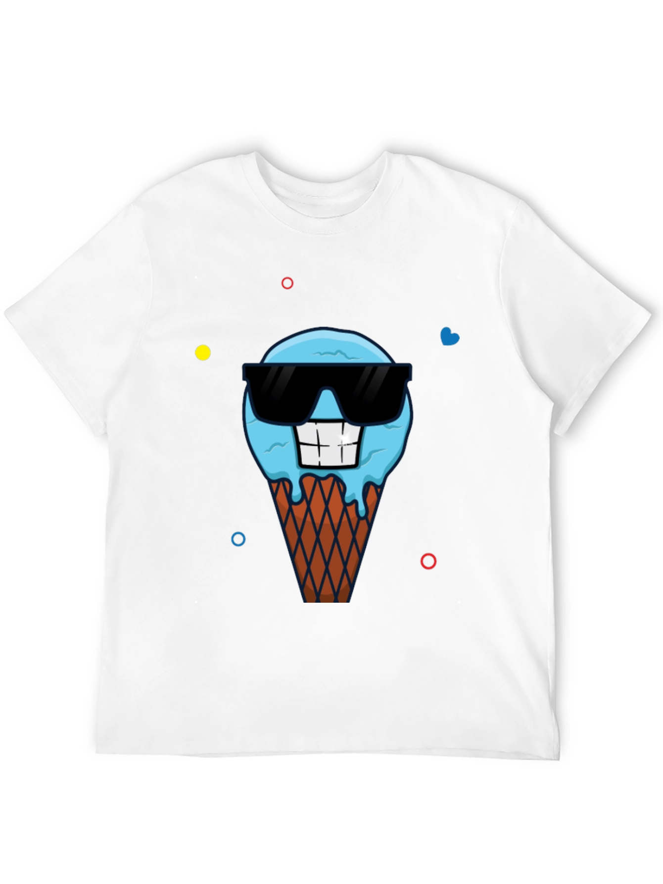 Cool Ice Cream Cone Graphic T-Shirt