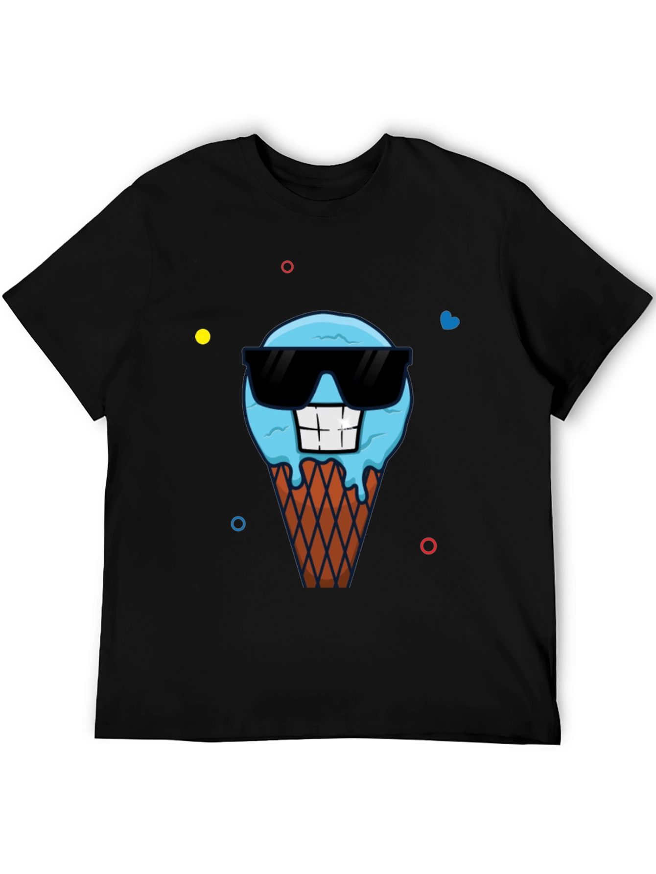 Cool Ice Cream Cone Graphic T-Shirt