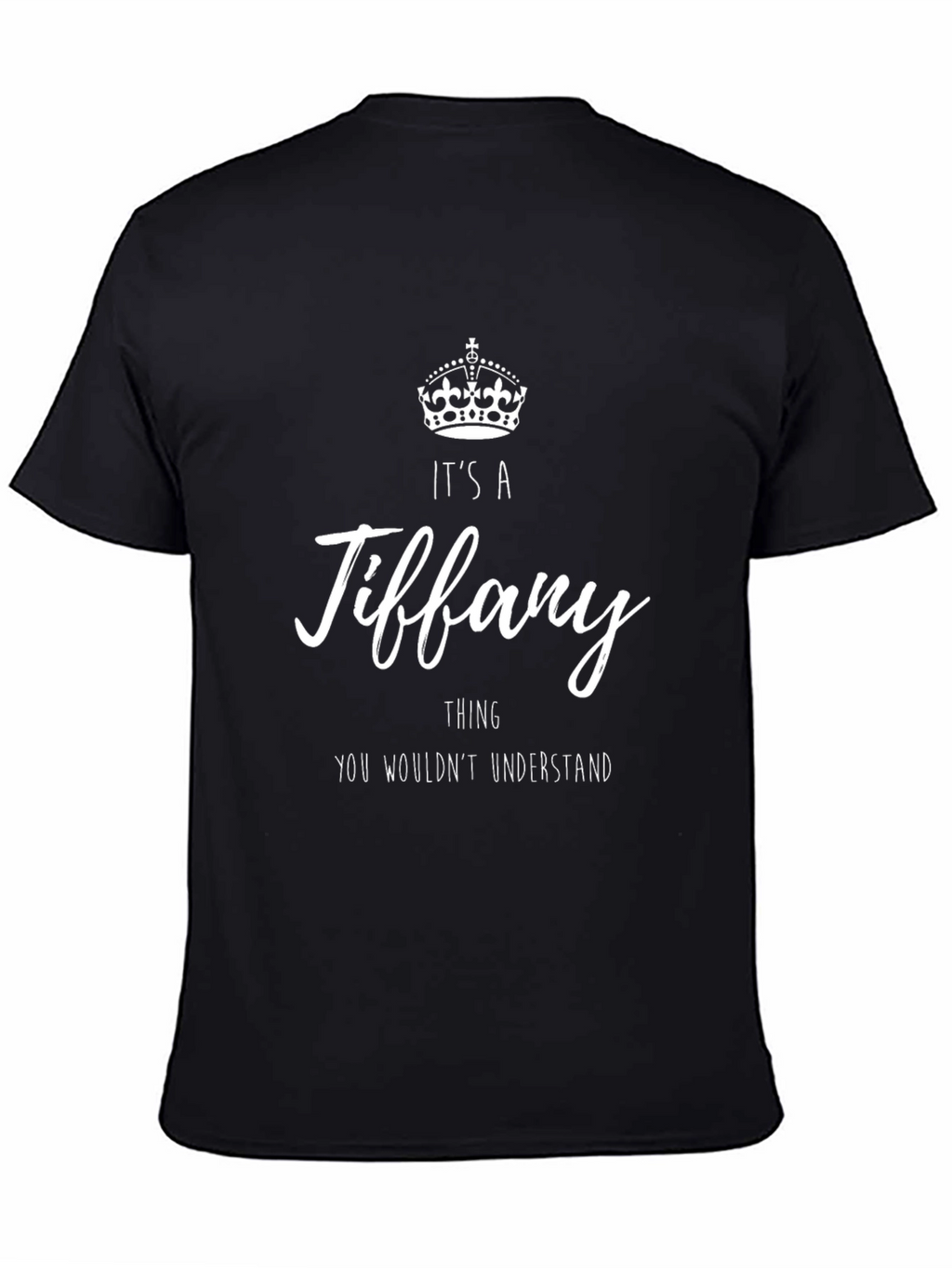 Its a Tiffany Thing T-Shirt - Black