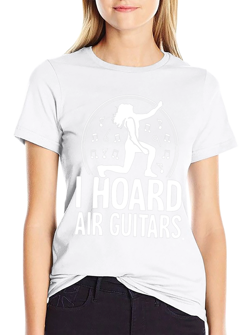 I Hoard Air Guitars Black T-Shirt