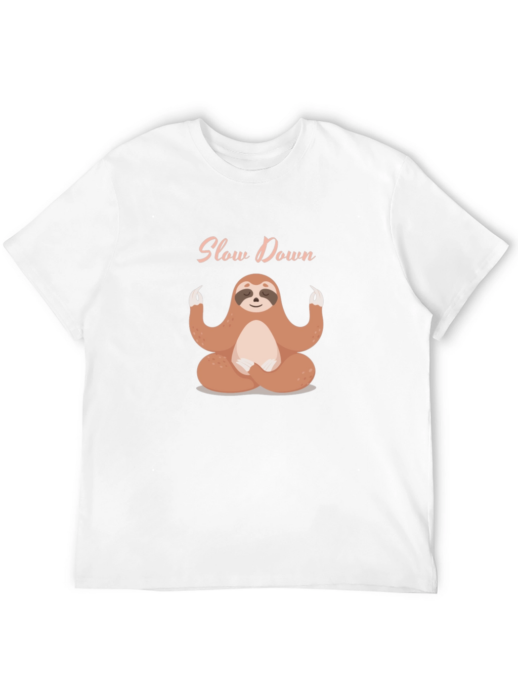 Meditating Sloth T-Shirt - Slow Down