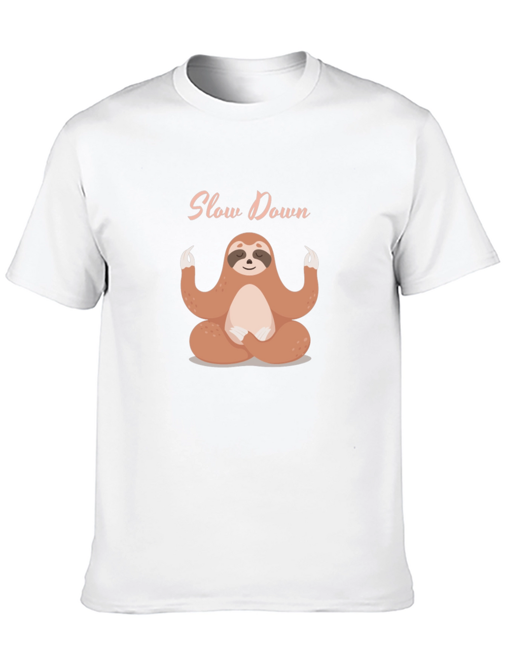 Meditating Sloth T-Shirt - Slow Down