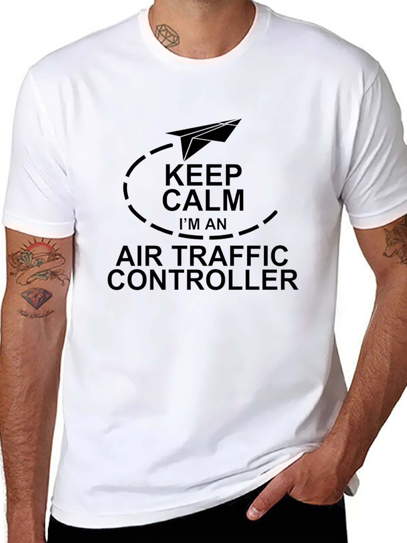 Air Traffic Controller T-Shirt - Keep Calm Funny Tee