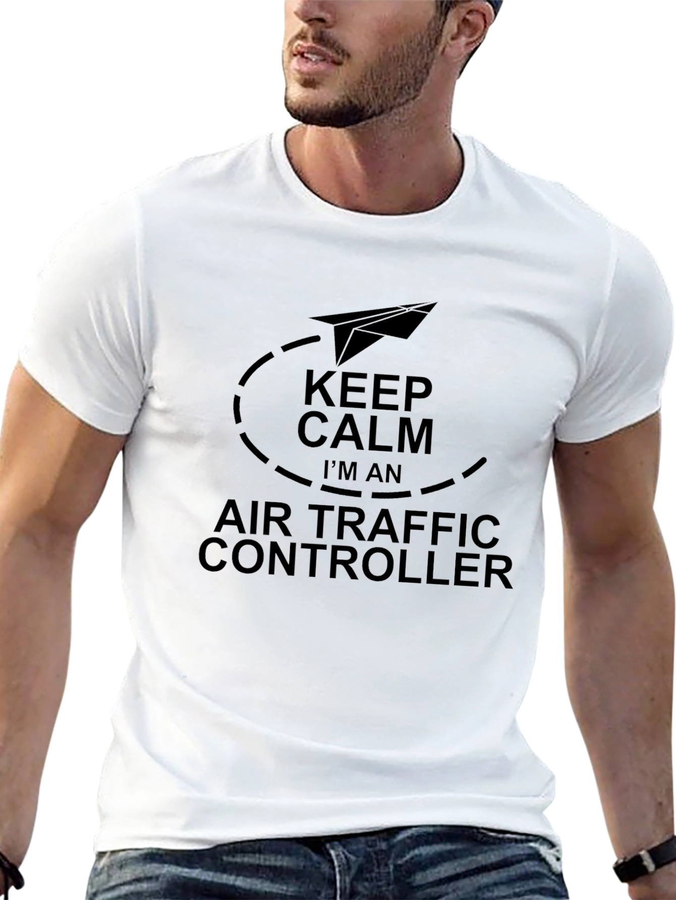 Air Traffic Controller T-Shirt - Keep Calm Funny Tee