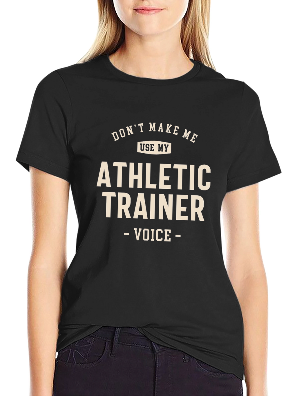 Athletic Trainer T-Shirt - Funny Trainer Voice Tee