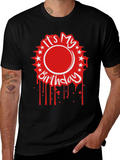 Its My Birthday Graphic Tee - Black Cotton Blend