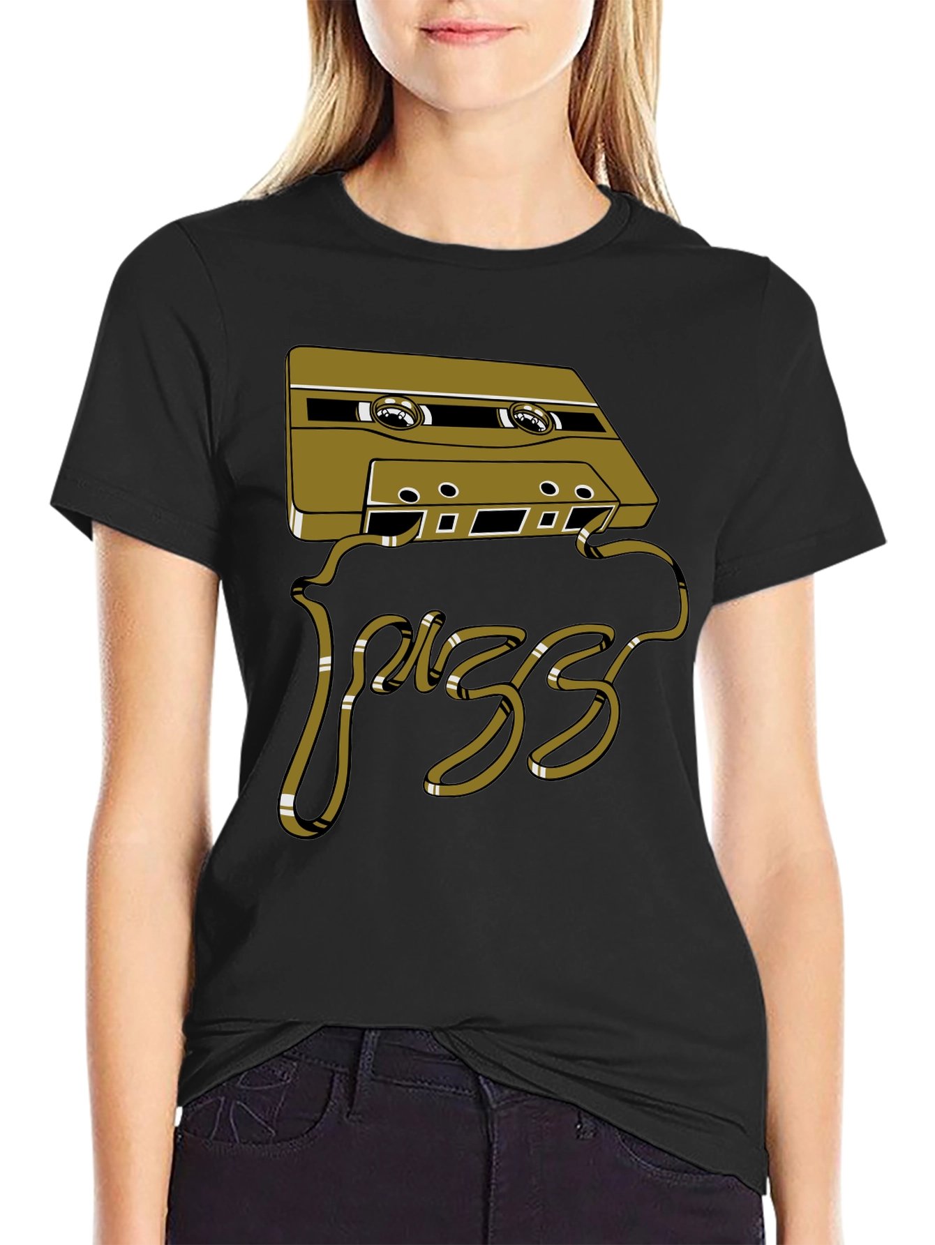Retro Cassette Tape T-Shirt - Vintage Style