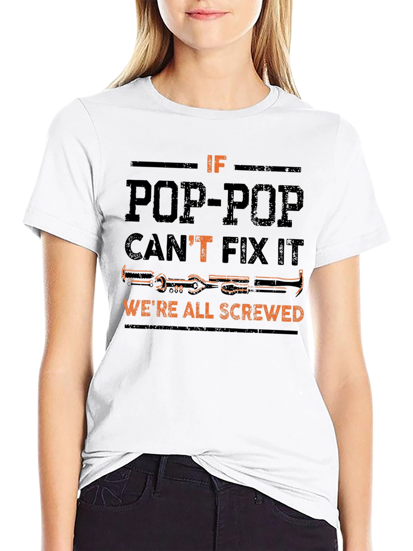 Pop-Pop Can Fix It Funny T-Shirt