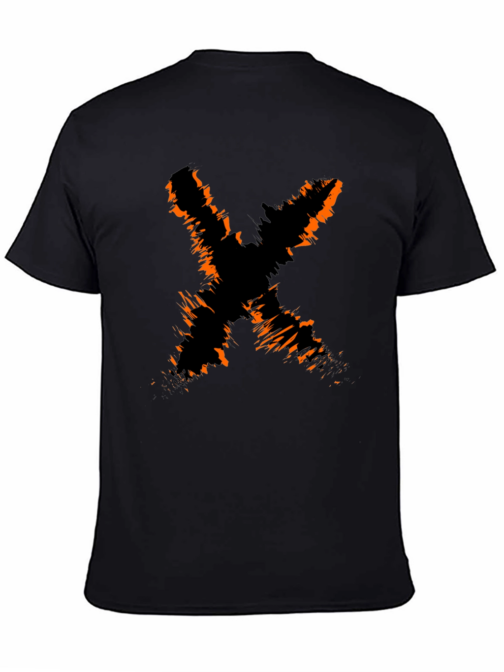 Edgy X Graphic Black Tee