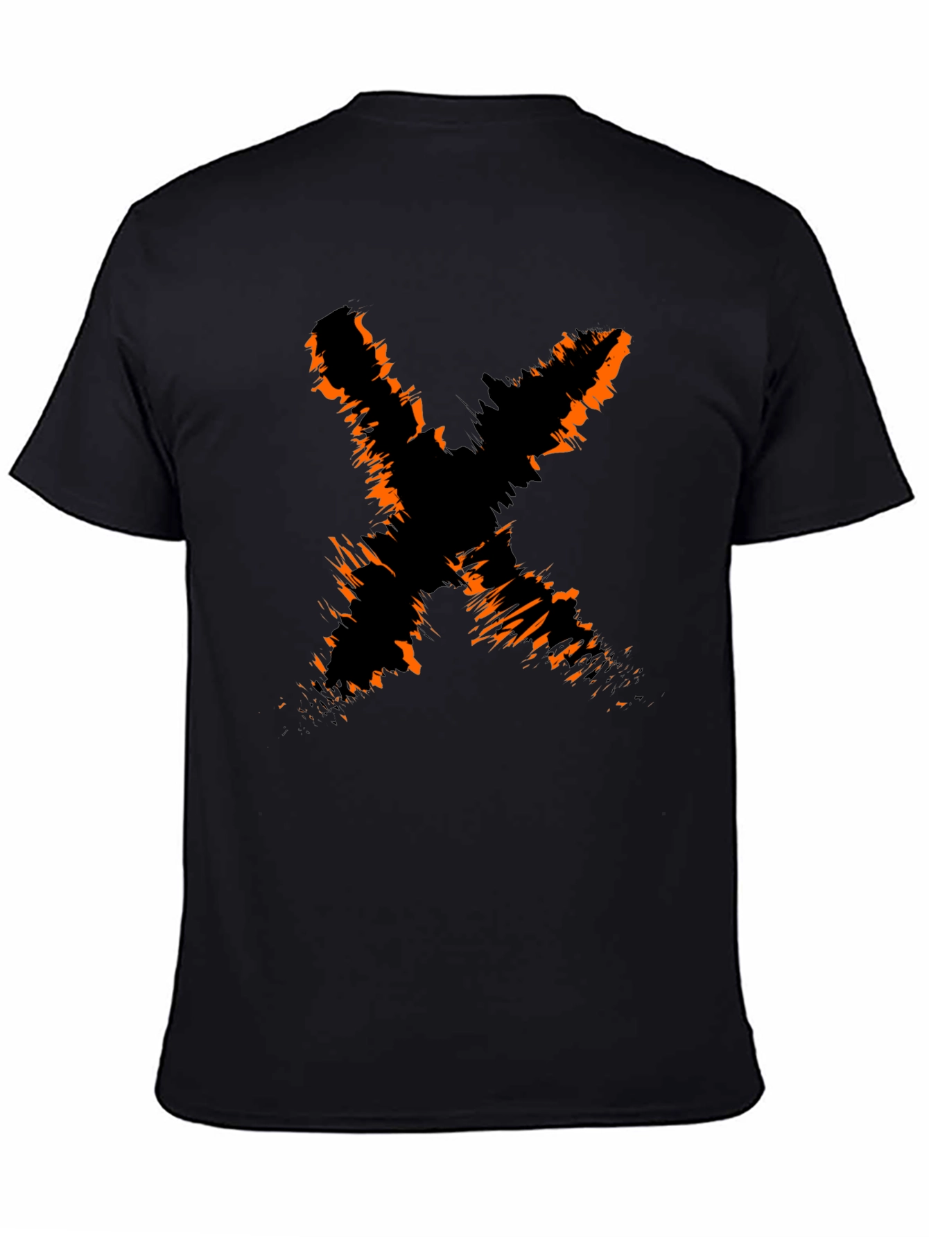 Edgy X Graphic Black Tee