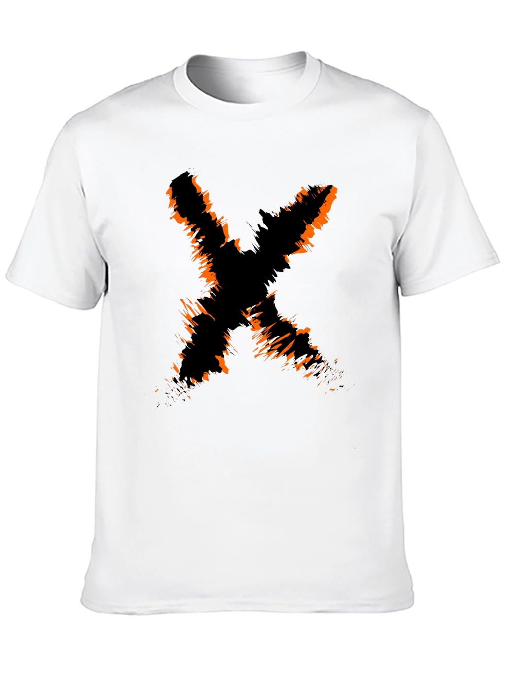 Edgy X Graphic Black Tee