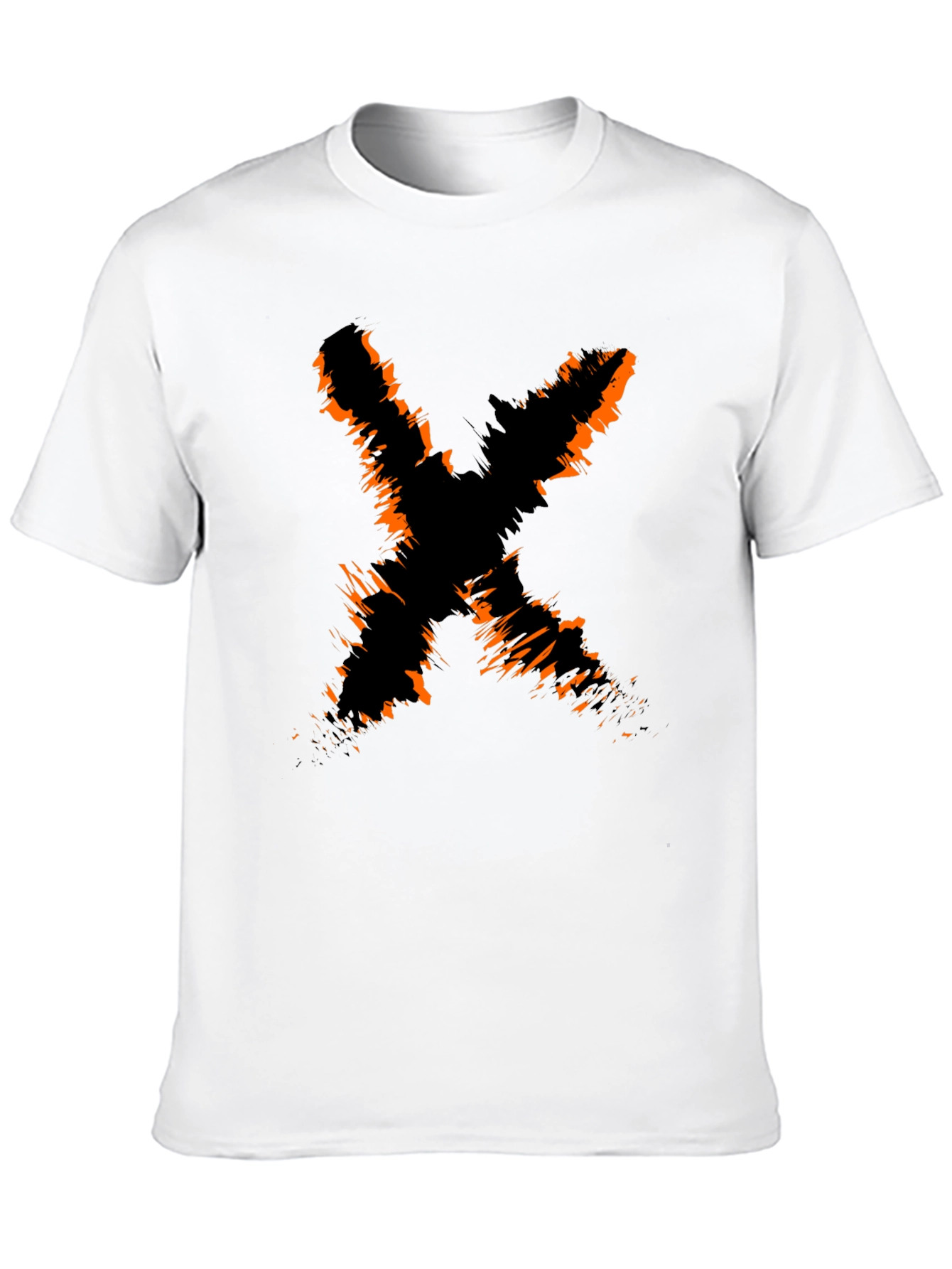 Edgy X Graphic Black Tee