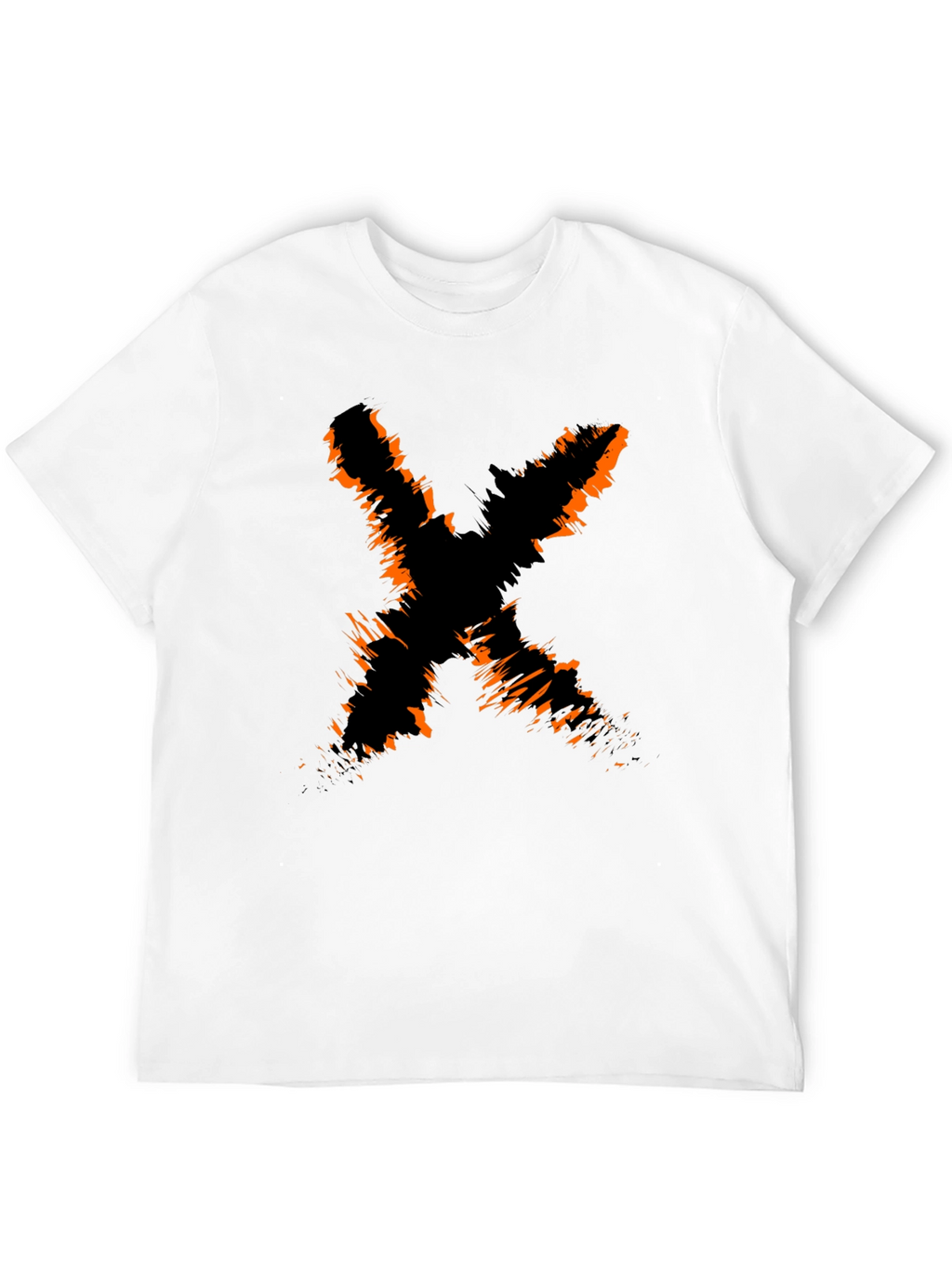 Edgy X Graphic Black Tee